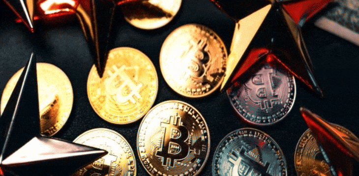 Graph depicting Bitcoin price predictions for 2020, showing trends and projected values over the year.