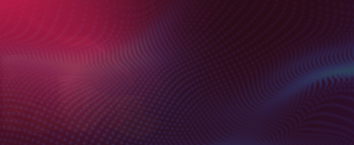 A vibrant abstract background with undulating red and blue waves, evoking a sense of movement and energy.