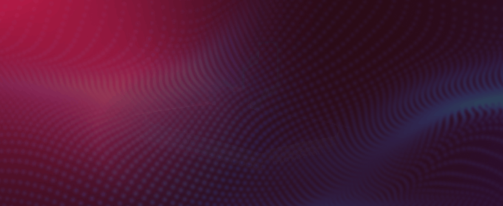 A vibrant abstract background with undulating red and blue waves, evoking a sense of movement and energy.